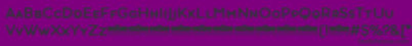 AristotelicaSmallcapsDemiboldTrial-Schriftart – Schwarze Schriften auf violettem Hintergrund