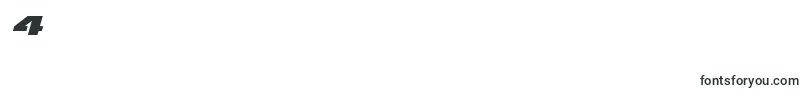 フォントSupercommandoexpandital – フォント数字4