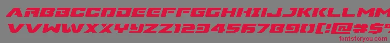 fuente Supercommandoexpandital – Fuentes Rojas Sobre Fondo Gris