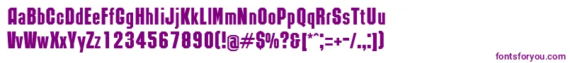 RubicNormal Font – Purple Fonts on White Background