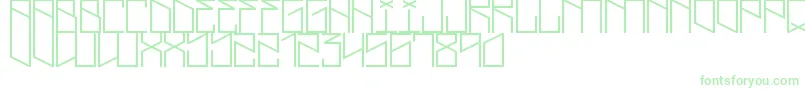 LightningCruz Font – Green Fonts on White Background