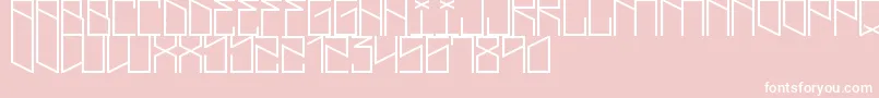 LightningCruz Font – White Fonts on Pink Background