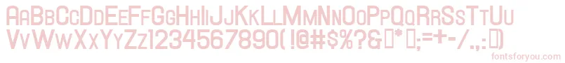 Hallandalescbold Font – Pink Fonts on White Background