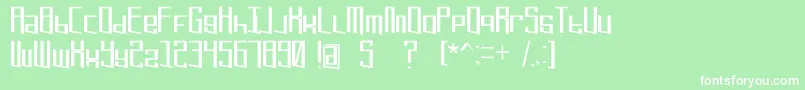 Extremerefresh Font – White Fonts on Green Background
