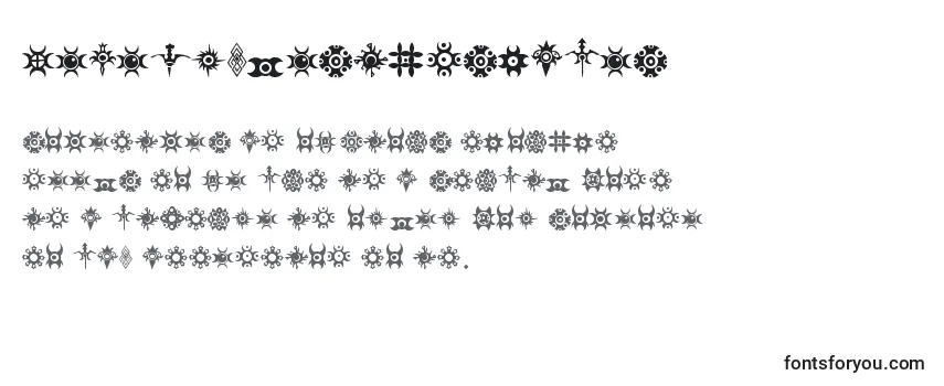 JewelryDesignShapes Font