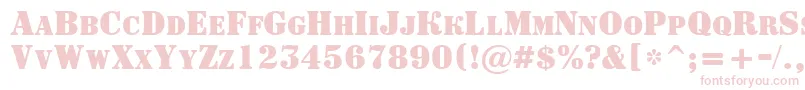 ASignboardcpsBold Font – Pink Fonts on White Background