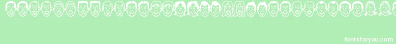 HairApparentJl Font – White Fonts on Green Background