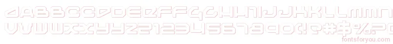 フォントTravelers – 白い背景にピンクのフォント