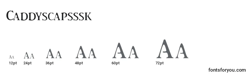 Caddyscapsssk Font Sizes