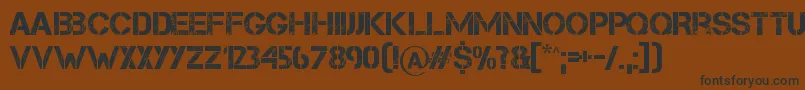 CaptureIt Font – Black Fonts on Brown Background