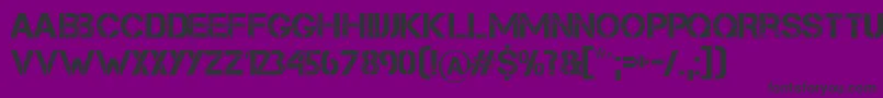 CaptureIt Font – Black Fonts on Purple Background