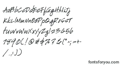  HandscriptBold font