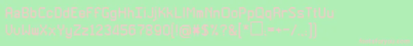 Шрифт Glitch0 – розовые шрифты на зелёном фоне