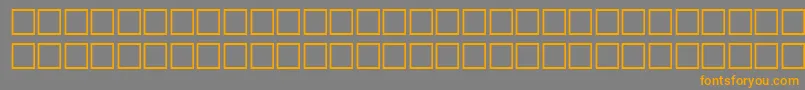 AgfriquerRegular Font – Orange Fonts on Gray Background