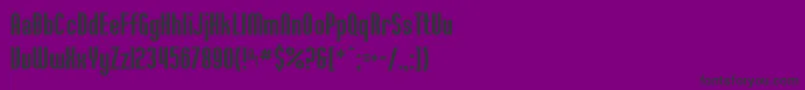 Willamettesfc Font – Black Fonts on Purple Background