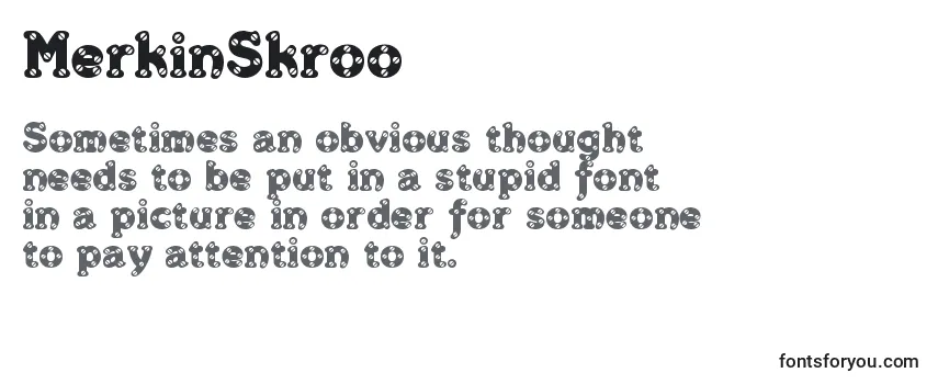 MerkinSkroo Font