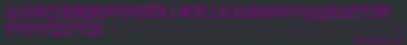 QuixoticAnke Font – Purple Fonts on Black Background