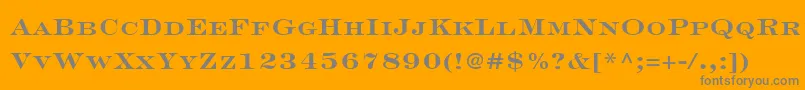 Подробнее о шрифте EngraversLhBoldFace Шрифт EngraversLhBoldFace – серые шрифты на оранжевом фоне