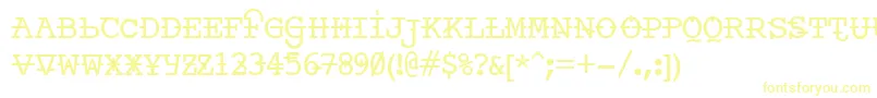 Ankora Font – Yellow Fonts