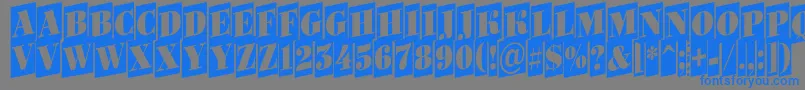 More about BodoniortonrttlcmupRegular Font BodoniortonrttlcmupRegular Font – Blue Fonts on Gray Background