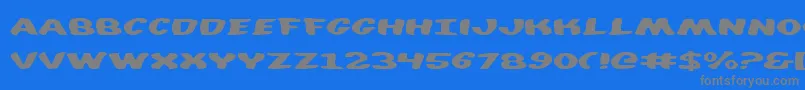 Diegocon Font – Gray Fonts on Blue Background