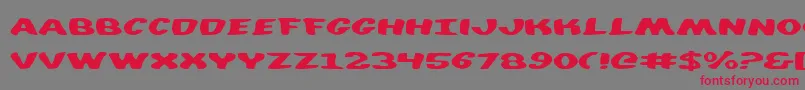 Diegocon Font – Red Fonts on Gray Background