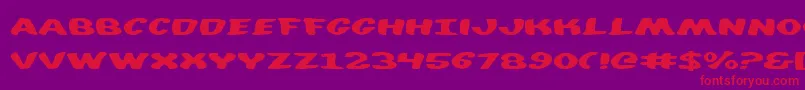 Diegocon Font – Red Fonts on Purple Background