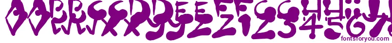 PaintBlobs Font – Purple Fonts