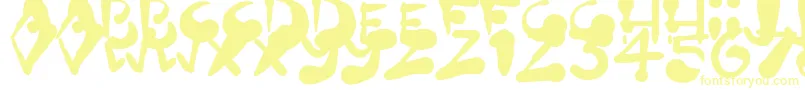 PaintBlobs Font – Yellow Fonts