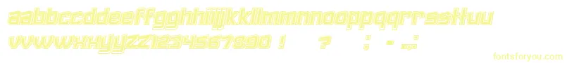 Failed3DFilledItalic Font – Yellow Fonts