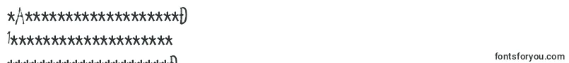 Flottenheimerdemo-Schriftart – kirgisische Schriften