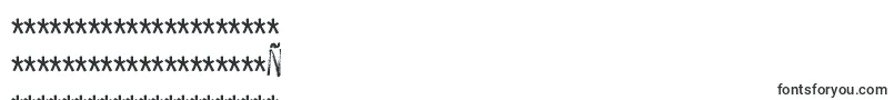 Flottenheimerdemo-Schriftart – tadschikische Schriften