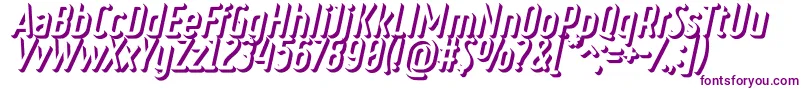 RulerVolumeExtrude Font – Purple Fonts