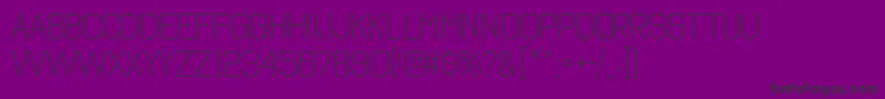 Więcej informacji o czcionce OctinstencilltRegular Czcionka OctinstencilltRegular – czarne czcionki na fioletowym tle