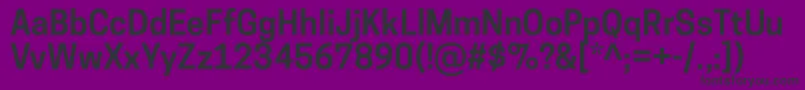 CooperhewittSemibold Font – Black Fonts on Purple Background