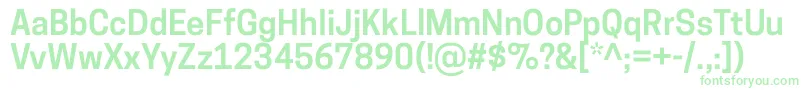 CooperhewittSemibold-fontti – vihreät fontit valkoisella taustalla
