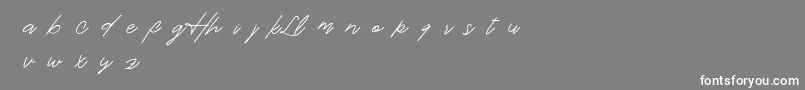 LoveHurtsDemo Font – White Fonts on Gray Background