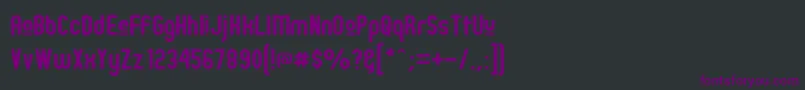 Шрифт Zillmu – фиолетовые шрифты на чёрном фоне