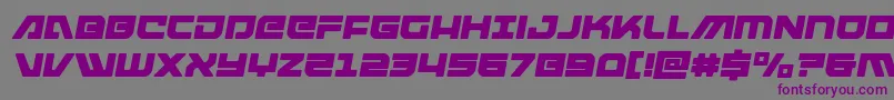 More about Armedlightningsemital Font Armedlightningsemital Font – Purple Fonts on Gray Background