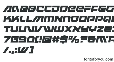  Armedlightningsemital font