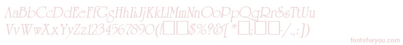 AgreveranceOblique Font – Pink Fonts