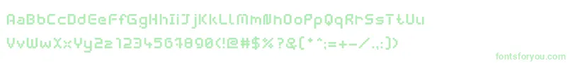 WebpixelBitmapBold-fontti – vihreät fontit