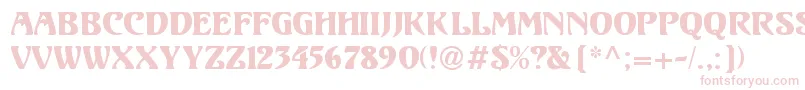 UnicornRegular Font – Pink Fonts on White Background