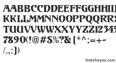  UnicornRegular font