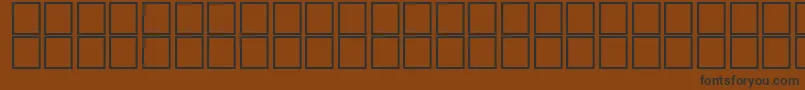 AlHadith1 Font – Black Fonts on Brown Background