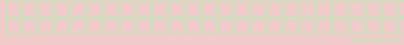 AlHadith1 Font – Green Fonts on Pink Background
