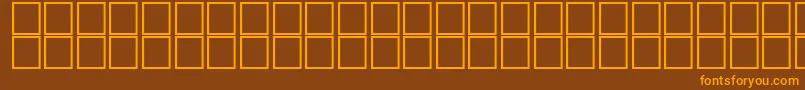 AlHadith1 Font – Orange Fonts on Brown Background