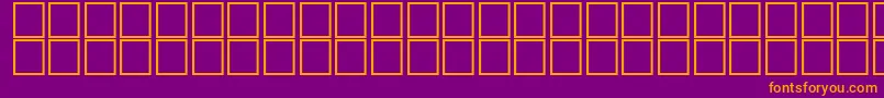 AlHadith1 Font – Orange Fonts on Purple Background