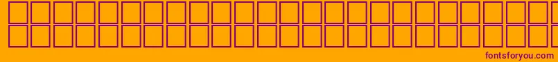 AlHadith1 Font – Purple Fonts on Orange Background