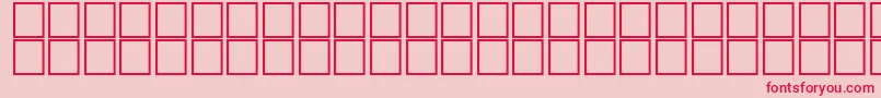 AlHadith1 Font – Red Fonts on Pink Background